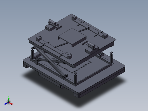AGV+剪式升降台正等轴测缩略图