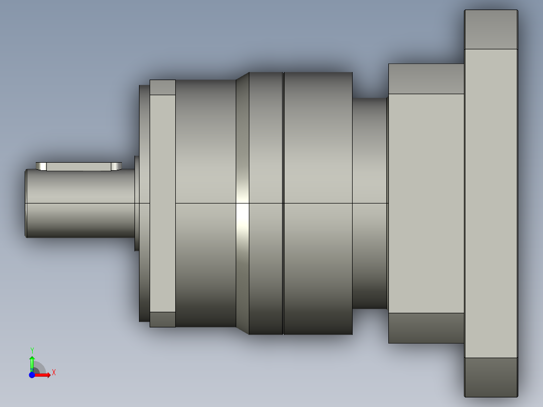 斜齿PHL115-L1 35-114.3-200-M12 CZ32.STEP前视图