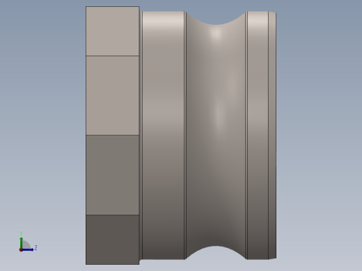 管件接头、螺纹接头、三通(28)左视缩略图