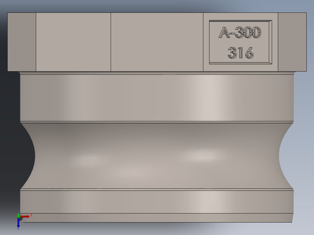 管件接头、螺纹接头、三通(28)俯视图