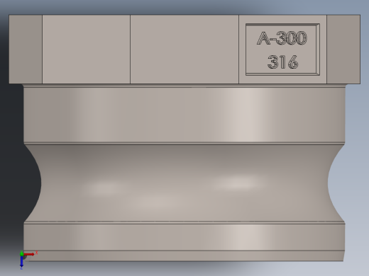 管件接头、螺纹接头、三通(28)俯视缩略图