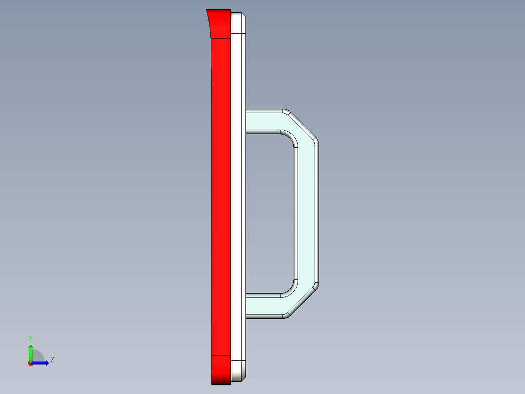 C100PA-C-笔记本CNC工装夹具三维模型CNC1-122左视图