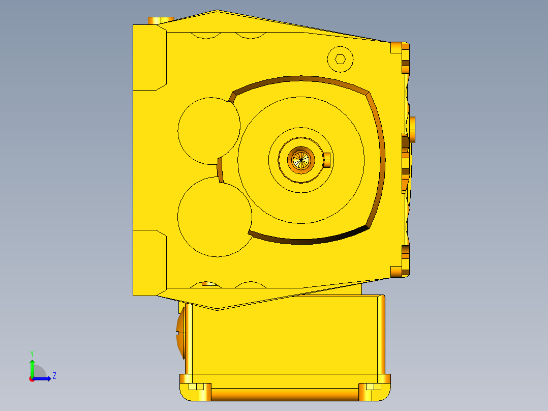 青核桃去皮机左视图
