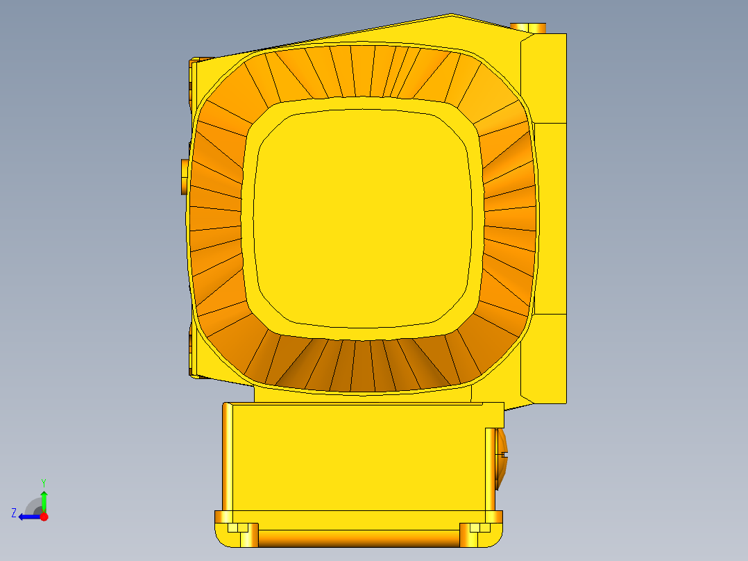 青核桃去皮机右视图