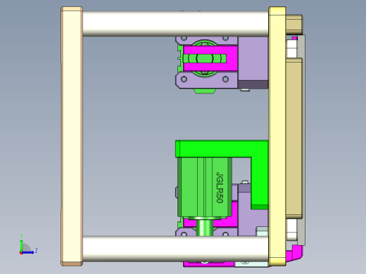 REACHER-C-笔记本CNC工装夹具三维模型cnc1左视缩略图