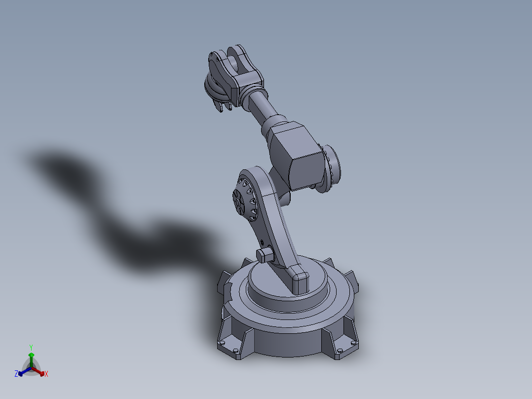 机械臂正等轴测图