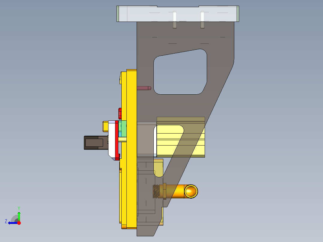 UX563-C-笔记本CNC工装夹具三维模型CNC4-190321右视图