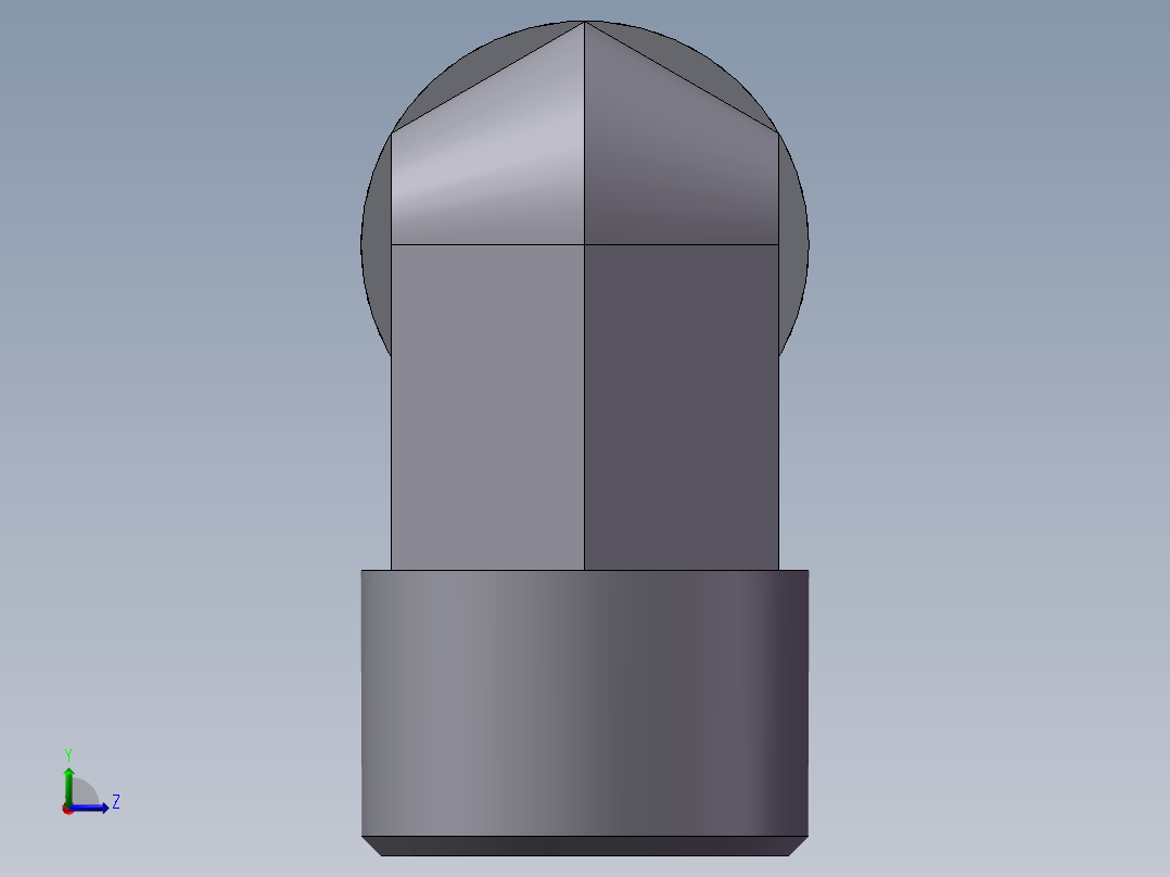 弯接头-W、1D9-22左视图