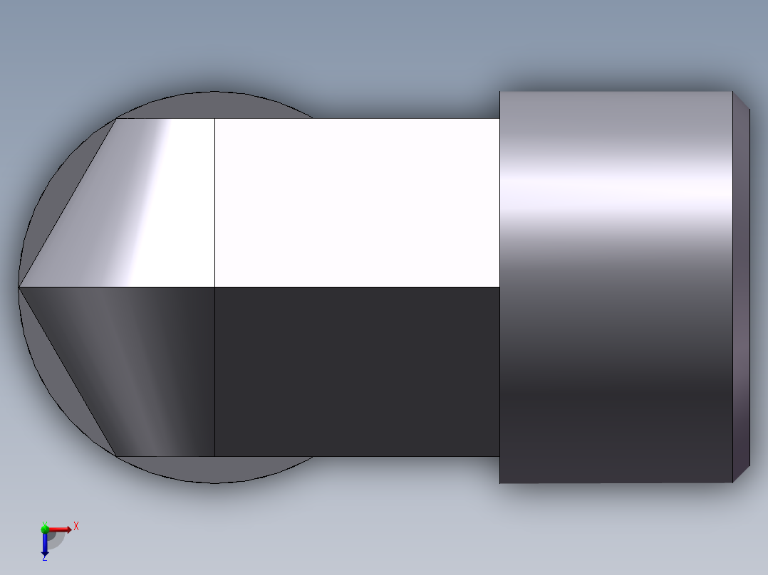 弯接头-W、1D9-22俯视图
