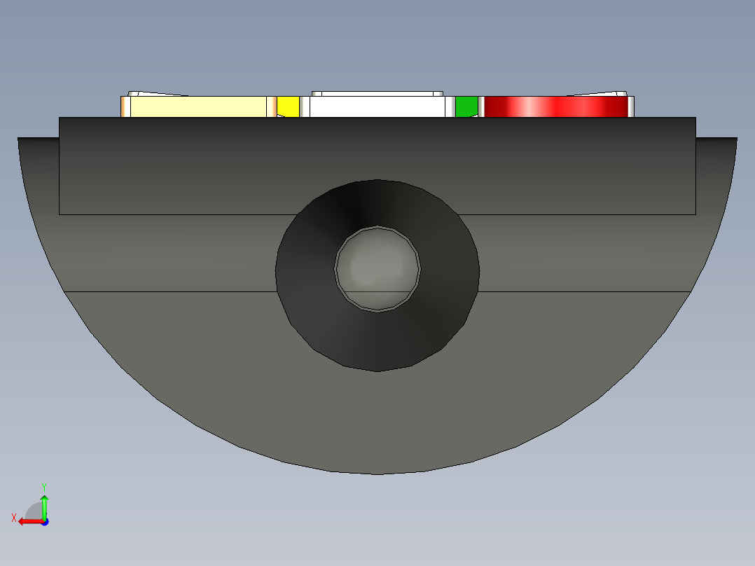 B3004366-电视遥控器后视图
