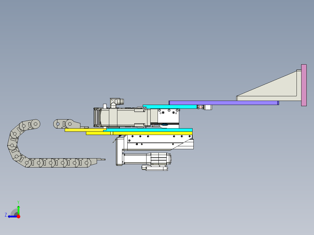 伺服X-Y搬运机构模型右视图