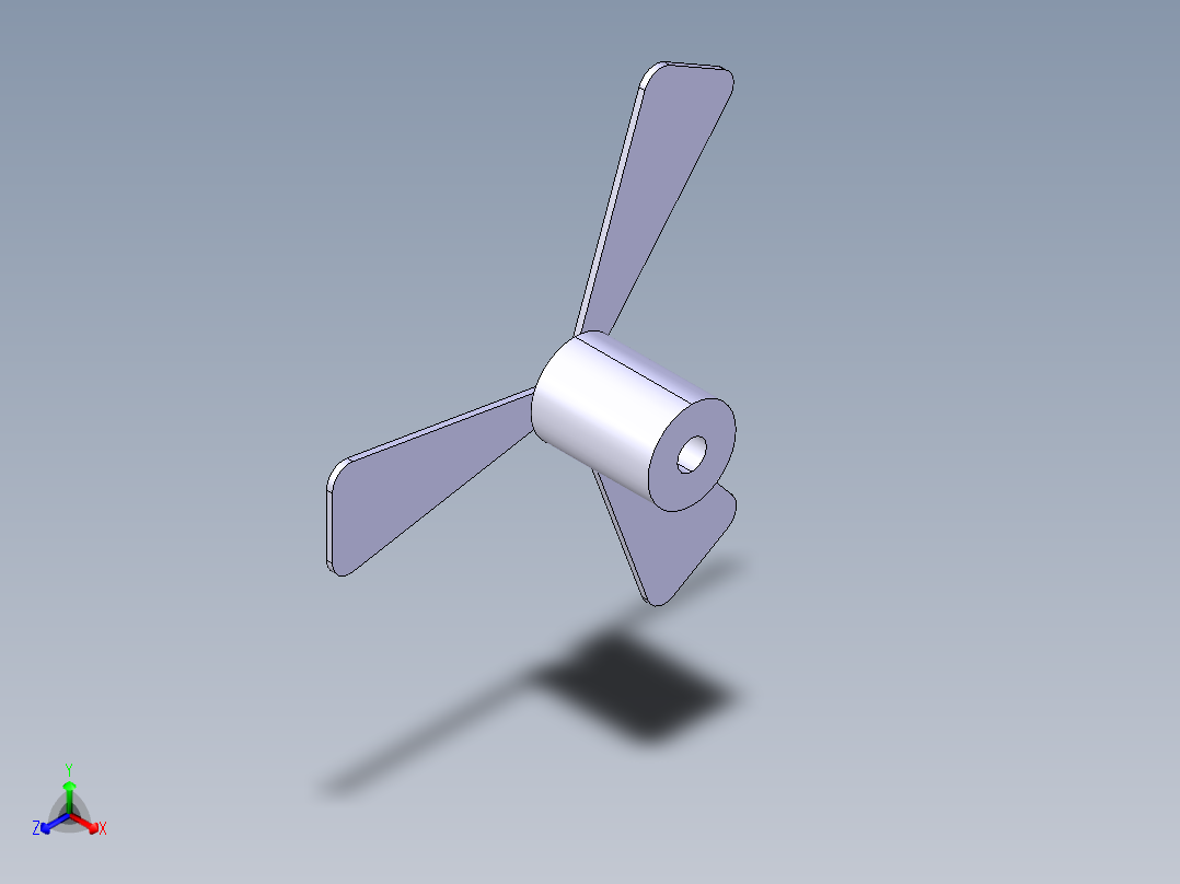 扇子正等轴测图