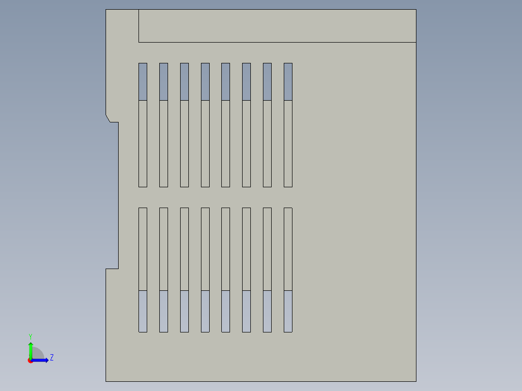 FX1N-40MT_三菱PLC6左视图