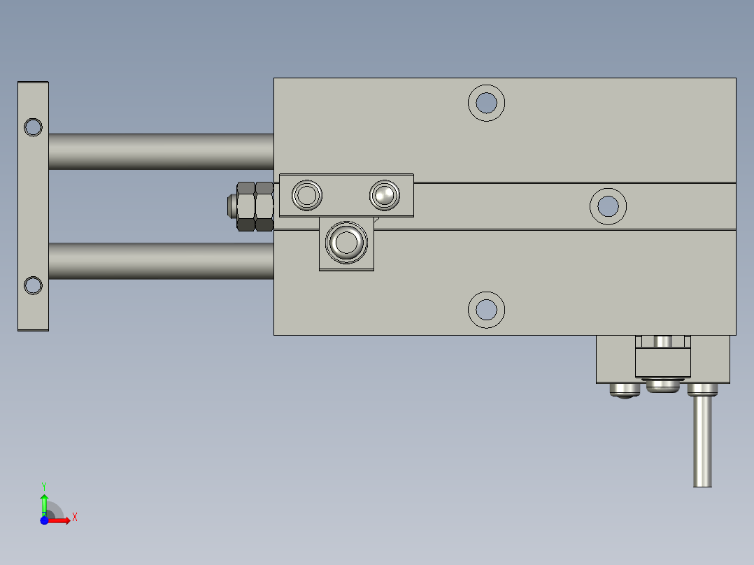 TN10X30S亚德客前视图