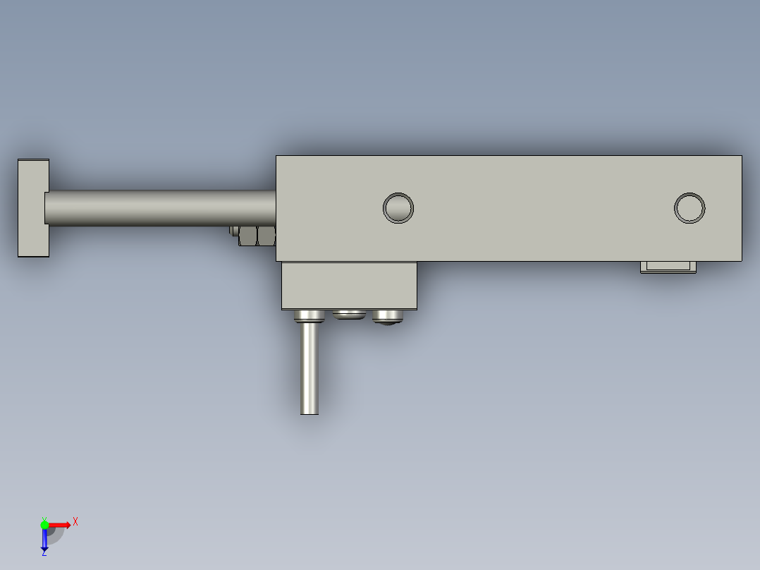 TN10X30S亚德客俯视图