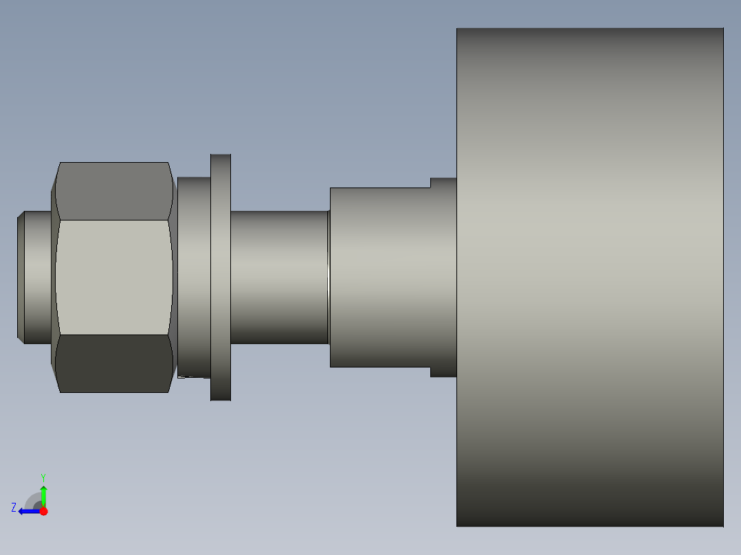 托盘侧导轮组件-001SJJ01右视图