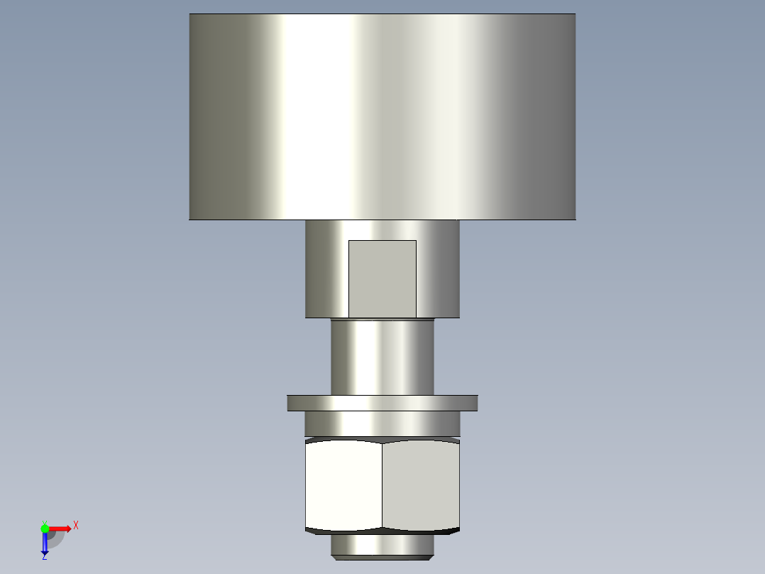托盘侧导轮组件-001SJJ01俯视图
