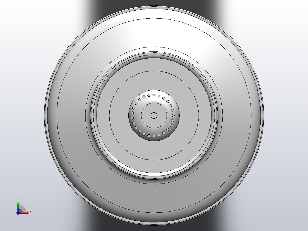 EK200M╱H 230╱50Hz 圆形管道风机[EK200M]前视图