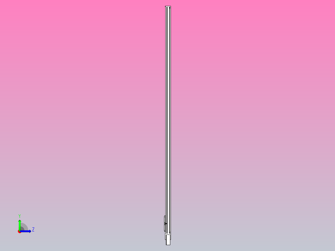 伺服电机集成皮带传动直线执行器TPA-OCB-140-256-L4450-MR-P75-N3左视图