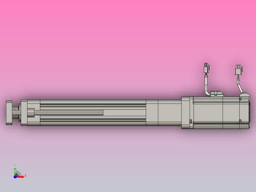 轻载电动缸TPA-ESR50-1610C-L150-M-QDX-W-P75-C3前视缩略图