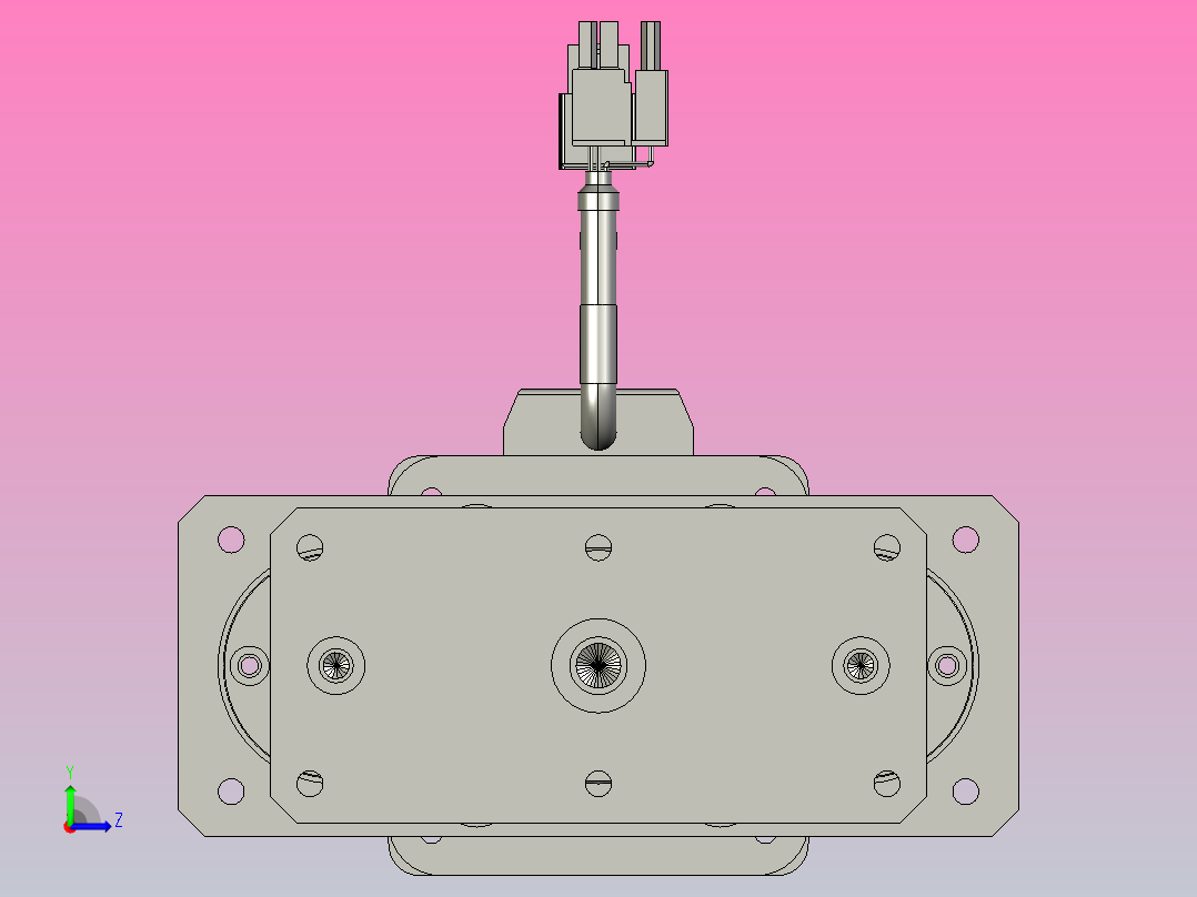 轻载电动缸TPA-ESR50-1610C-L150-M-QDX-W-P75-C3左视图