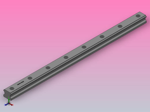 线轨HG35（HIWIN）正等轴测缩略图