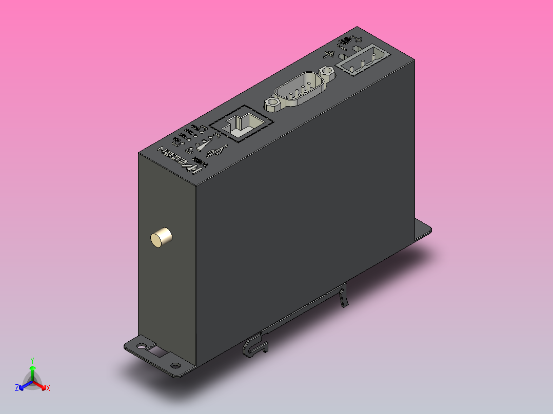 Wecon V- Box H-WF正等轴测图