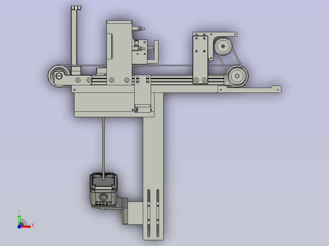 F01AE00021-D72000前段皮带线前视图