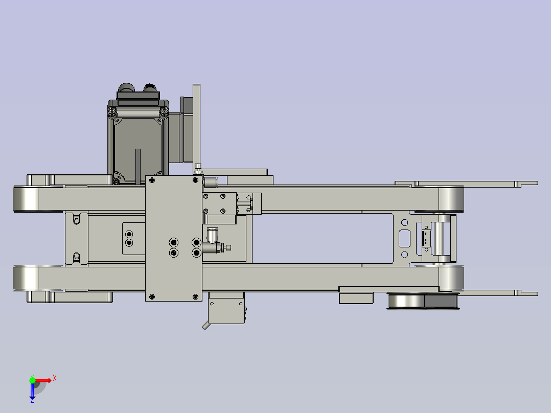 F01AE00021-D72000前段皮带线俯视图