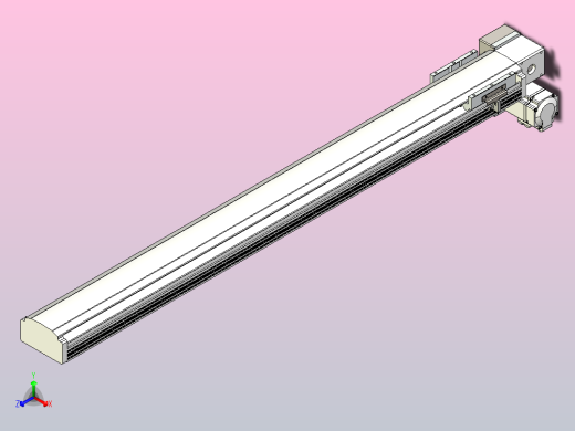 皮带直线轴半封闭可选导轨TPA-HNB-105D-90-L950-RP-C-P20-N3