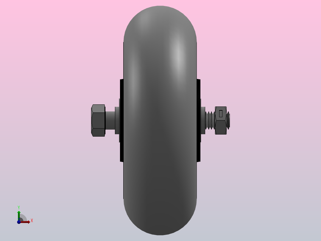 脚轮Colson-6_06208_559 COND MTG1前视图