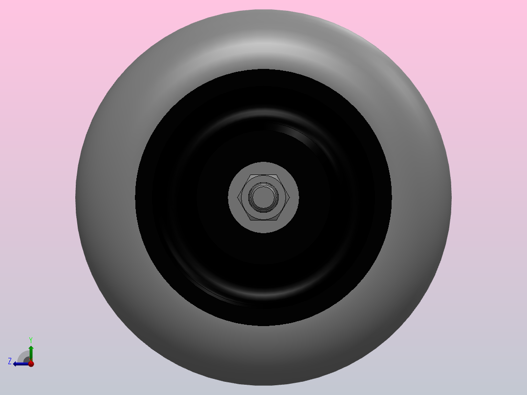 脚轮Colson-6_06208_559 COND MTG1右视图