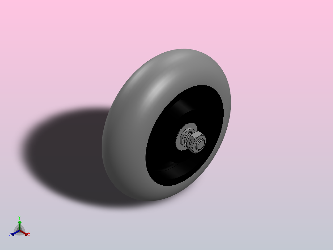 脚轮Colson-6_06208_559 COND MTG1正等轴测图