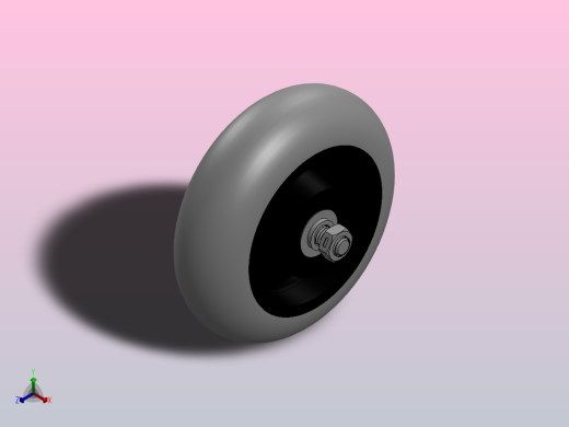 脚轮Colson-6_06208_559 COND MTG1正等轴测缩略图