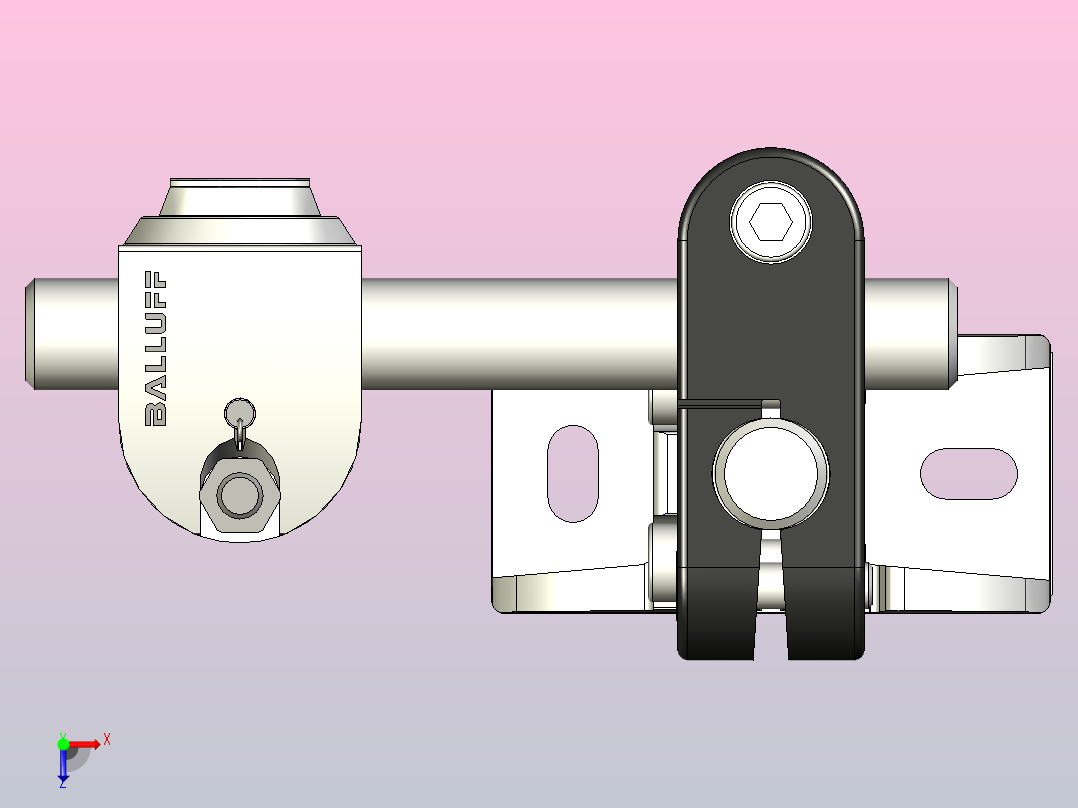 输送机传感器支架巴鲁夫BAV BP-PH-00180-01俯视图