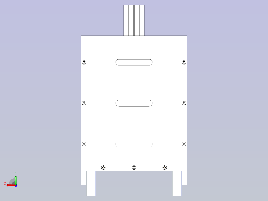 USB测试治具后视图