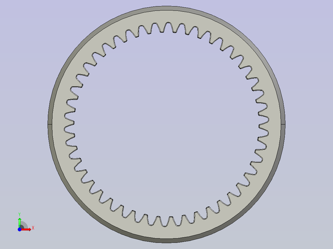 具有中心齿轮的装置前视图