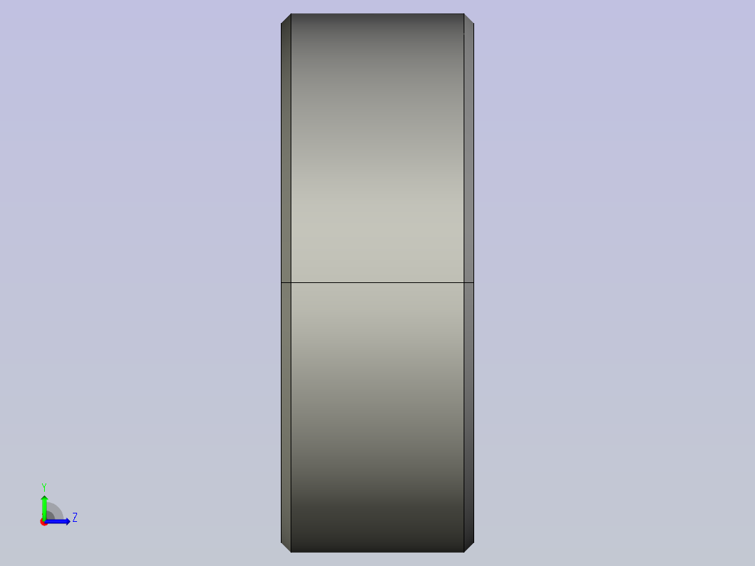 具有中心齿轮的装置左视图