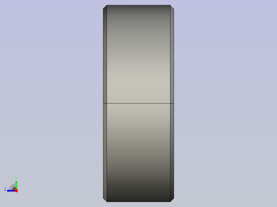 具有中心齿轮的装置右视图