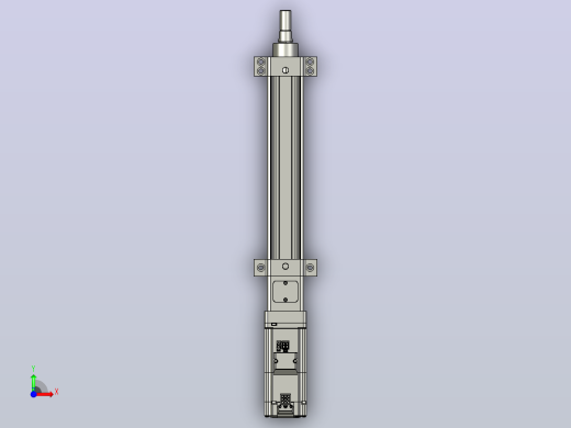 轻载电动缸TPA-ESR40-1210C-L150-M-LB-W-P40-C3前视缩略图
