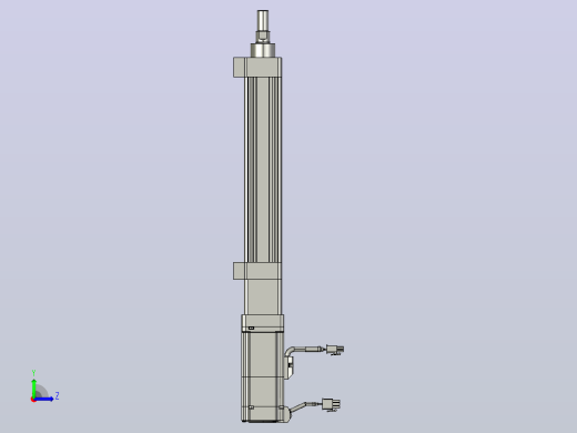 轻载电动缸TPA-ESR40-1210C-L150-M-LB-W-P40-C3左视缩略图