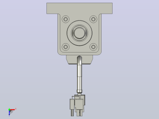 轻载电动缸TPA-ESR40-1210C-L150-M-LB-W-P40-C3俯视缩略图