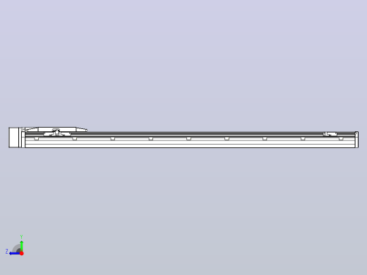 滚珠丝杠直线轴内置导轨TPA-GCR-150-2010C-L1050-MR-M75-N3右视缩略图