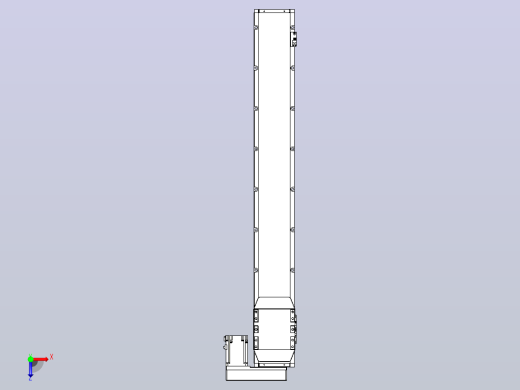 滚珠丝杠直线轴内置导轨TPA-GCR-150-2010C-L1050-MR-M75-N3俯视缩略图