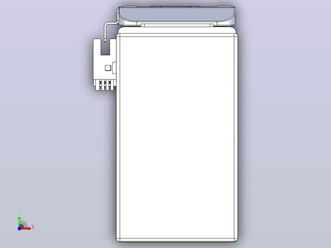 滚珠丝杠直线轴带导轨全封闭TPA-HCR-65S-1610C-L250-MP-C-P10-N3前视图