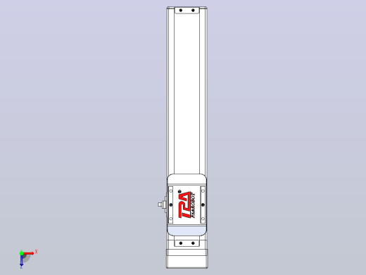 滚珠丝杠直线轴带导轨全封闭TPA-HCR-65S-1610C-L250-MP-C-P10-N3俯视缩略图