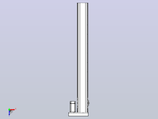 日规模组半封闭丝杆TPA-HNR-120D-1610C-L950-ML-Y-P40-N3俯视缩略图