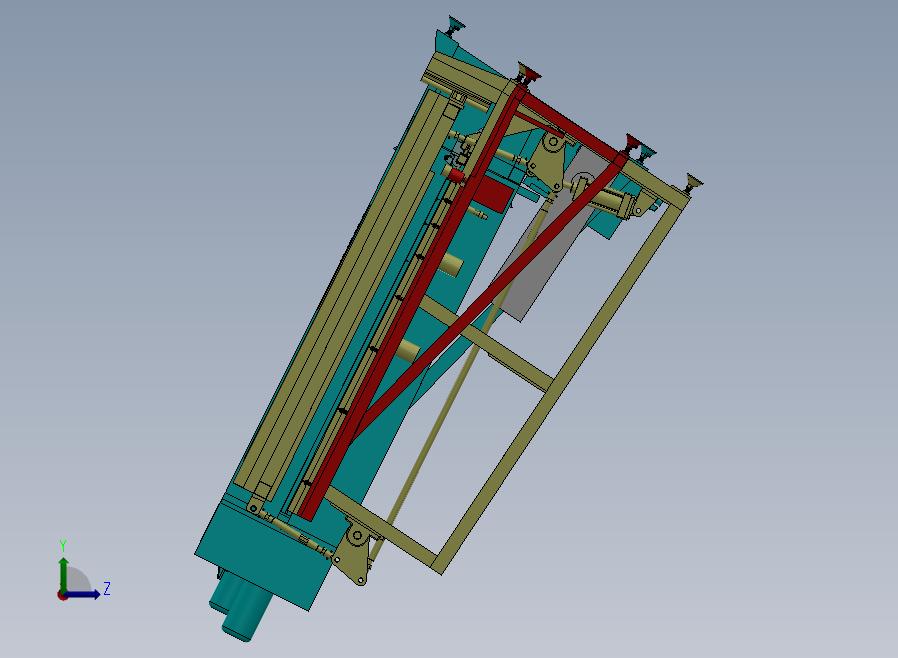 中空玻璃生产线左视图