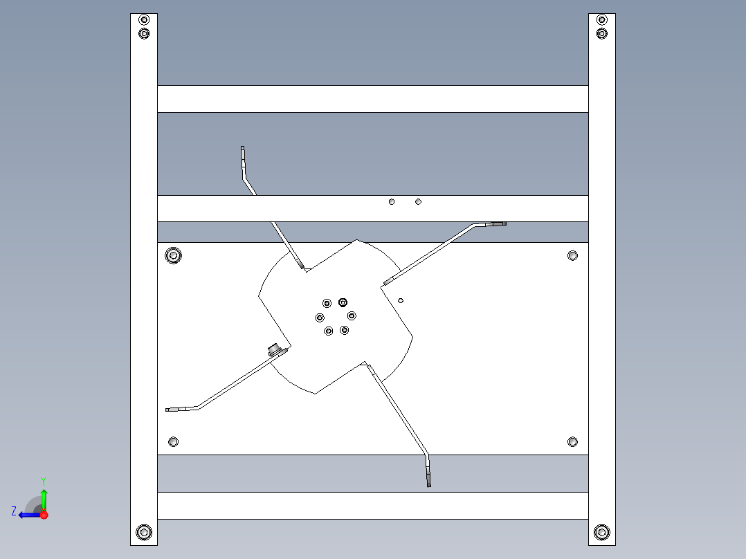工件输送装置右视图