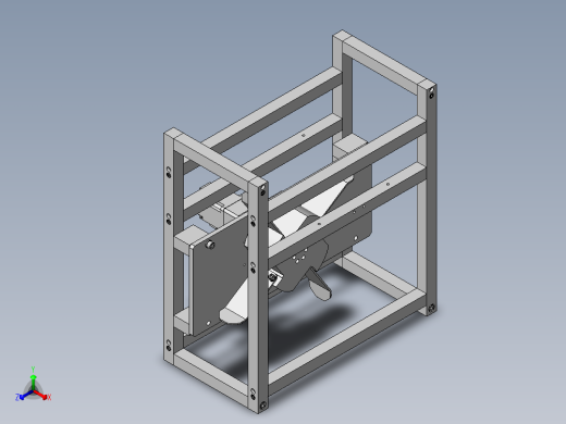 工件输送装置正等轴测缩略图